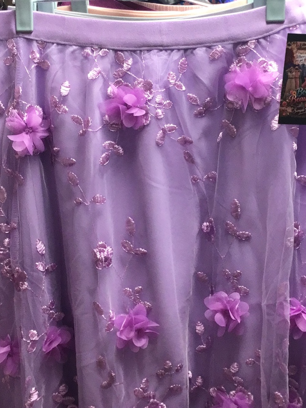 violet large skirt
